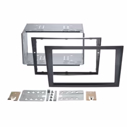 ACV 381230-26-1, Lunette de radio, Voiture, Noir, Monochromatique, Métal, Plastique, 2-DIN Radioblende Viele Autohersteller v ...