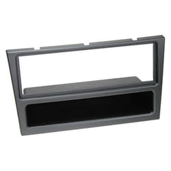 Adaptateur de façade 1-DIN avec vide poche Opel/Renault charbon metallic
