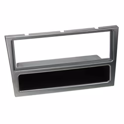 Adaptateur de façade 1-DIN avec vide poche Opel Corsa aluminium