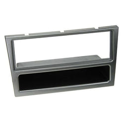 Adaptateur de façade 1-DIN avec vide poche Opel Corsa aluminium