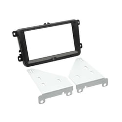 Adaptateur de façade 2-DIN - Seat / Skoda / VW - Noir - Universel - Autoradio