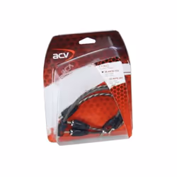 ACV 30.4970-102, RCA, Mâle, 2 x RCA, Femelle, 0,3 m, Noir