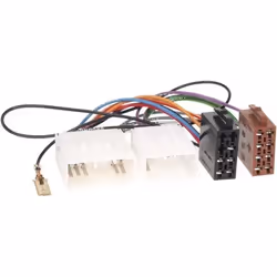 Faisceau autoradio - Mazda - Norme ISO - Couleur noire - Utilisation voiture - Universel non