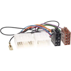 Faisceau autoradio - Mazda - Norme ISO - Couleur noire - Utilisation voiture - Universel non