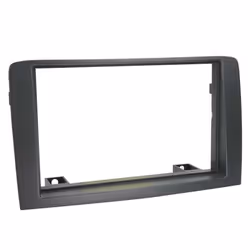 Adaptateur de façade 2-DIN - Fiat - Idea - Couleur noire - Système audio Double-Din - 2003 et plus