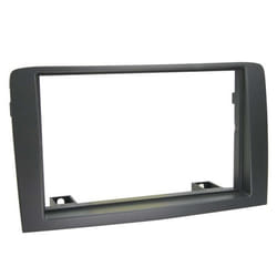 Adaptateur de façade 2-DIN - Fiat - Idea - Couleur noire - Système audio Double-Din - 2003 et plus
