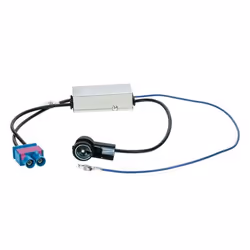 Adaptateur antenne ISO > double Fakra / amplification phantom