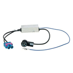 Adaptateur antenne ISO > double Fakra / amplification phantom