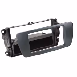 Adaptateur de façade 2-DIN pour avec vide poche Seat Ibiza 08 > azabache noir