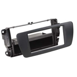 Adaptateur de façade 2-DIN pour avec vide poche Seat Ibiza 2008 > nit noir