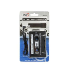 ACV AD-CAS-1 adaptateur cassette audio 3,5 mm (1/8") Noir