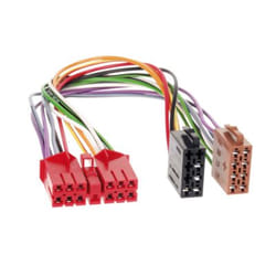 ACV 1250-02 Adaptateur Noir, Rouge Plastique