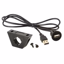 ACV 44-1000-007, 0,95 m, USB A, USB A, Noir