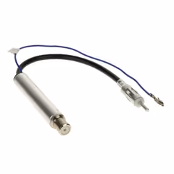 ACV 1500-03, Adaptateur, Noir, Métal, ISO(f) > DIN(m), 1 pièce(s), Audi A2 (8Z) 11/1999 - 07/2005* Audi A3 (8L) 06/2000 - ...