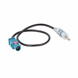 Adaptateur antenne > FAKRA (Z) > DIN Audi/Seat/Skoda/VW/Mercedes