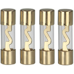 ACV - 4 Fusibles en verre dore 60A 38mm