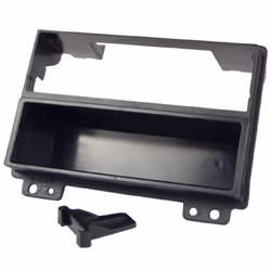 Support autoradio compatible avec Ford Fiesta Fusion Support ISO 1 DIN avec vide poche Couleur: Noir compatible avec : Ford F ...