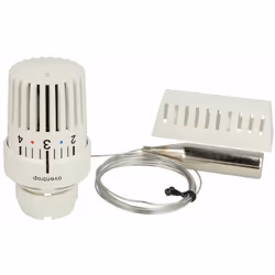 La tête thermostatique Oventrop Uni LD est équipée d'une bulbe à distance avec un tube capillaire de 2 m et d'une graduation  ...
