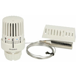 Oventrop - Tête thermostatique Uni ld bulbe à distance, blanc, 101 16 85