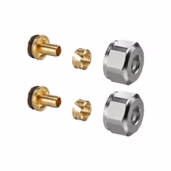 Oventrop compression raccord Ofix K pour AG3 / 4 », 17x2.0mm, deux fois pour un tuyau en plastique. Numéro d'objet 1016876