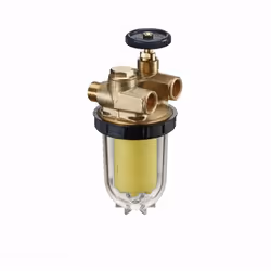Filtre à mazout double conduite OVENTROP Oilpur Z A - G ⅜ F x G ⅜ M, tamis nickelé - 2120403 - Filtre à mazout double conduit ...