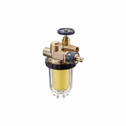 Double femelle - Composé d'1 robinet d'arrêt, 1 clapet de retenue, 1 élément filtrant, 1 support de fixation - Tête du filtre ...