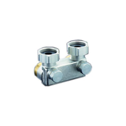 Déviateur ayant une forme angulaire d&39 obturation 1016462, 50 mm, 3/4 « UMX3 / 4 » plaqué nickel, - Oventrop