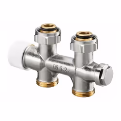 Pour le réglage, la fermeture, la vidange et le remplissage pour installation de chauffage central bitube PN 10.