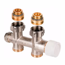 Pour le réglage, la fermeture, la vidange et le remplissage pour installation de chauffage central bitube PN 10.