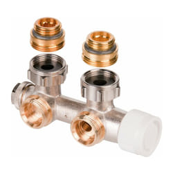 Oventrop - Raccord Multiblock t - Multiblock t équerre 1/2'-3/4'