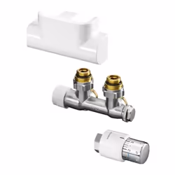 Oventrop jeu de connexions 1184184 Eck, blanc , Uni SH