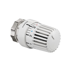 Oventrop - Uni ldv tête thermostatique 1616575 blanc, Danfoss pince, également pour Danfoss rav