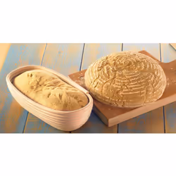 RBV Birkmann 208971 Panier à pain Rond Rotin Bois