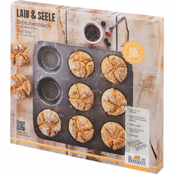 RBV Birkmann 210226, Moule à muffins, Carré, Noir