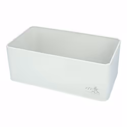 RBV Birkmann 310209 Boîte à pain Rectangulaire Bambou, Blanc Bambou, Métal - Vue supplémentaire 4