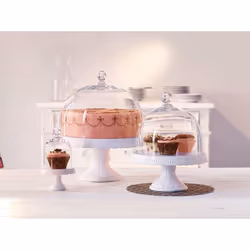 RBV Birkmann 441422 support pour gâteau Blanc Rond
