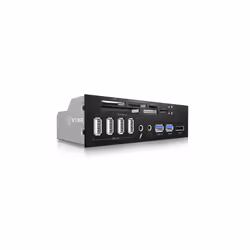 ICY BOX IB-863a-B, CF, CF Type II, MMC, MS Micro (M2), MS PRO, MS PRO Duo, MicroDrive, MicroSD (TransFlash), RS-MMC,..., Noir ...