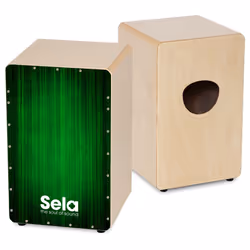 Sela SE-053, Tambour Cajón, Vert, Bois, 300 mm, 300 mm, 470 mm, 5 kg