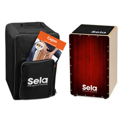 Sela SE-060 Tambour Cajón Rouge, Bois