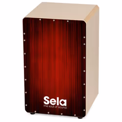 Sela SE-060 Tambour Cajón Rouge, Bois