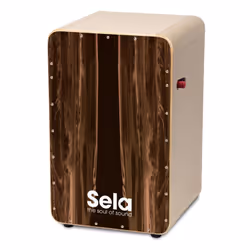 Sela SE-106 Tambour Cajón Noyer, Bois