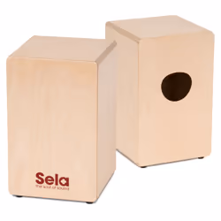 Sela SE-119 Tambour Cajón Bois