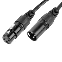 CASCHA HH 2087 câble audio 3 m XLR (3-pin) Noir