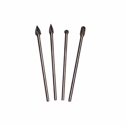 Jeu de fraises extra longues BGS TECHNIC - HSS - 4 pcs - 101