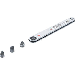 Bgs Technic - CLiquet à embout spécial ultra mince 4 embouts