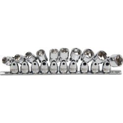 Jeu de douilles articulées BGS TECHNIC - 10 mm - 10 pcs - 205