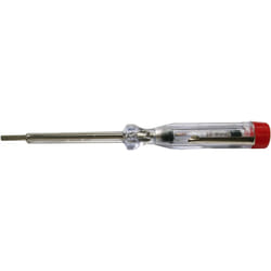 BGS technic 725 tournevis testeur de tension Rouge, Acier inoxydable, Transparent