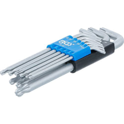 Jeu de clés coudées BGS TECHNIC - Torx avec tête sphérique - 9 pcs - 818