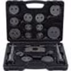 Coffret repousse piston de freins - Multi-marque - 18 pièces - Universel - Noir - Outils inclus