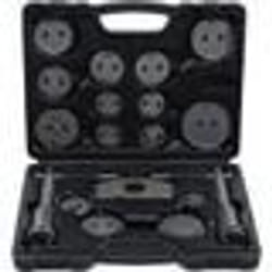 Coffret repousse piston de freins - Multi-marque - 18 pièces - Universel - Noir - Outils inclus